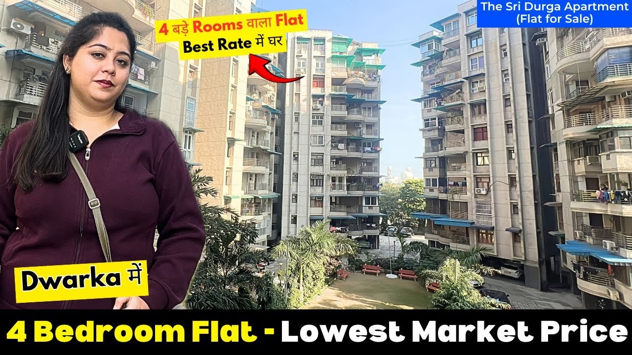 Discount Price, अच्छी जगह, 4 BHK Flat for Sale - Dwarka Sec 11, Delhi (The Sri Durga Apartment)