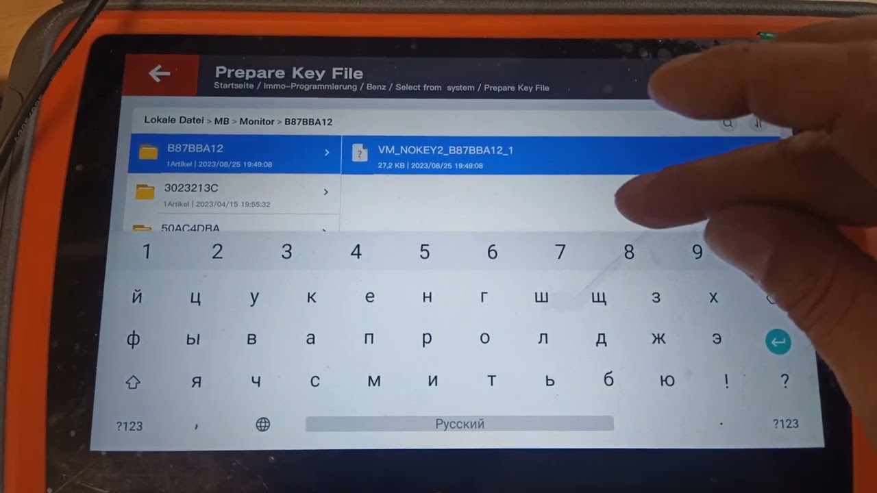 Mercedes A180 W169 All Key lost, все ключи сломаны xhorse.