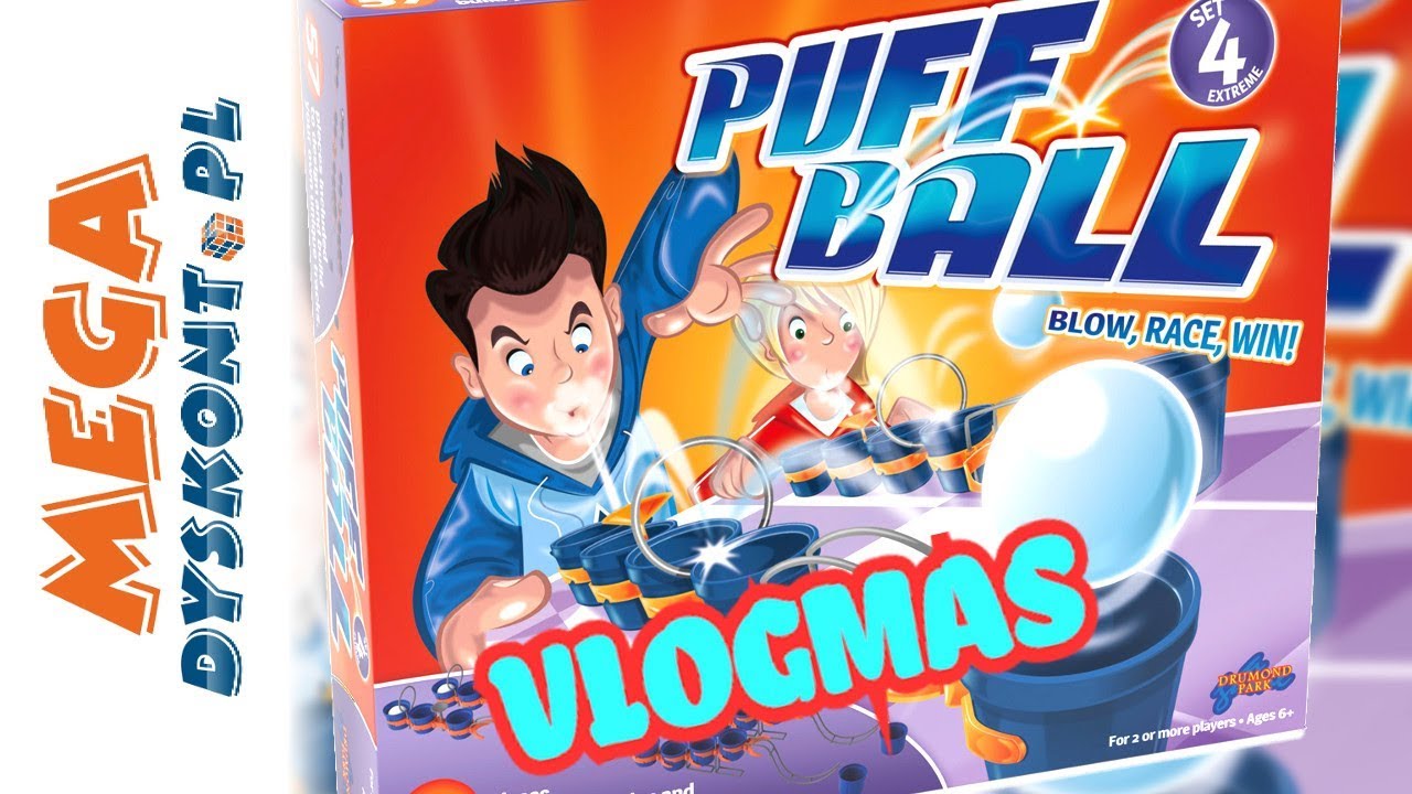 VLOGMAS #11 🎅 PUFF BALL &bull; gra planszowa dla dzieci 📿 GRA MONIA I AGATKA