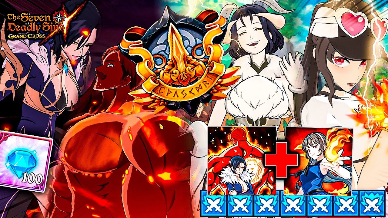VAMOS POR ESOS 100 DIAMANTES!!! 💎 PVP CAOS TEMPORADA 12 LLEGÓ! 🙂 | Seven Deadly Sins: Grand Cross