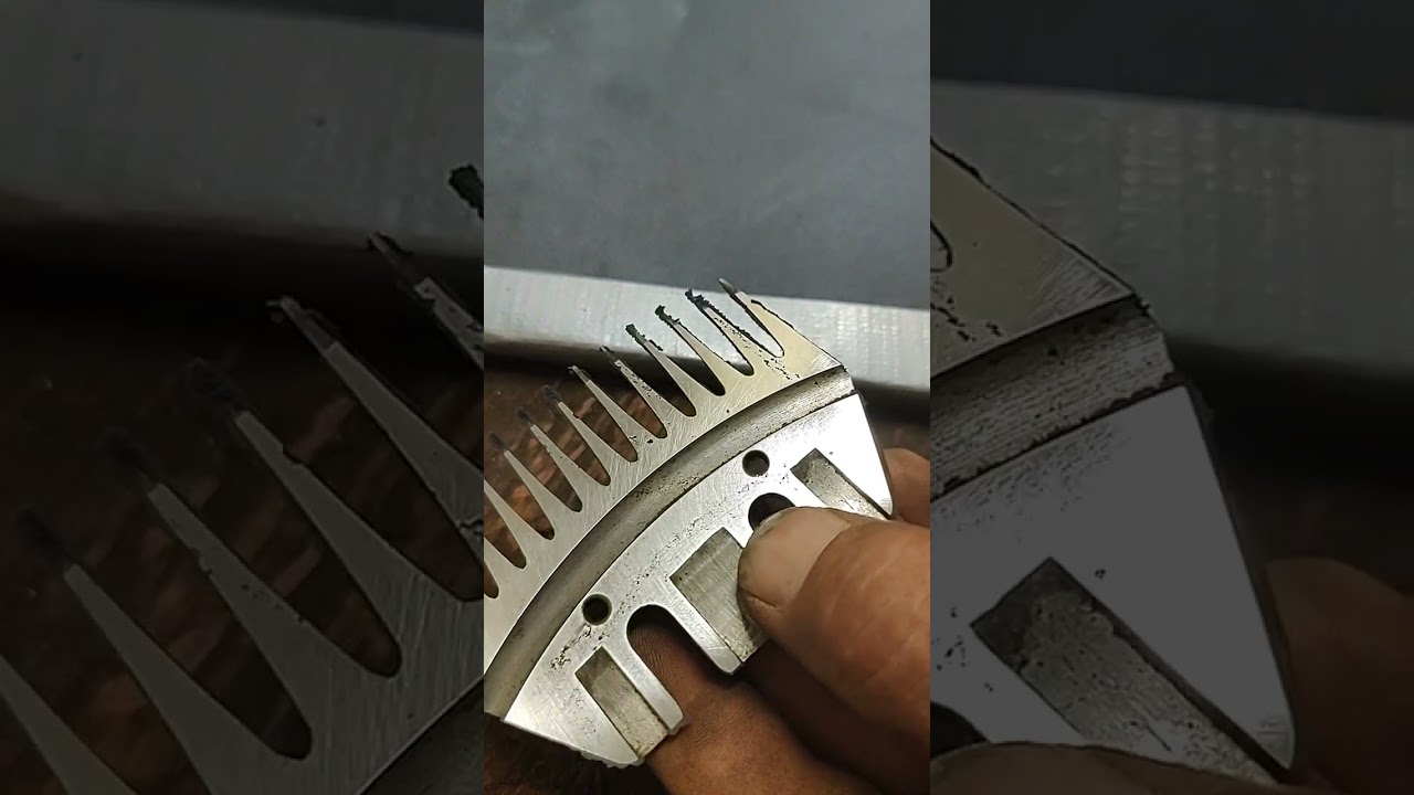 How we sharpen sheep shears.