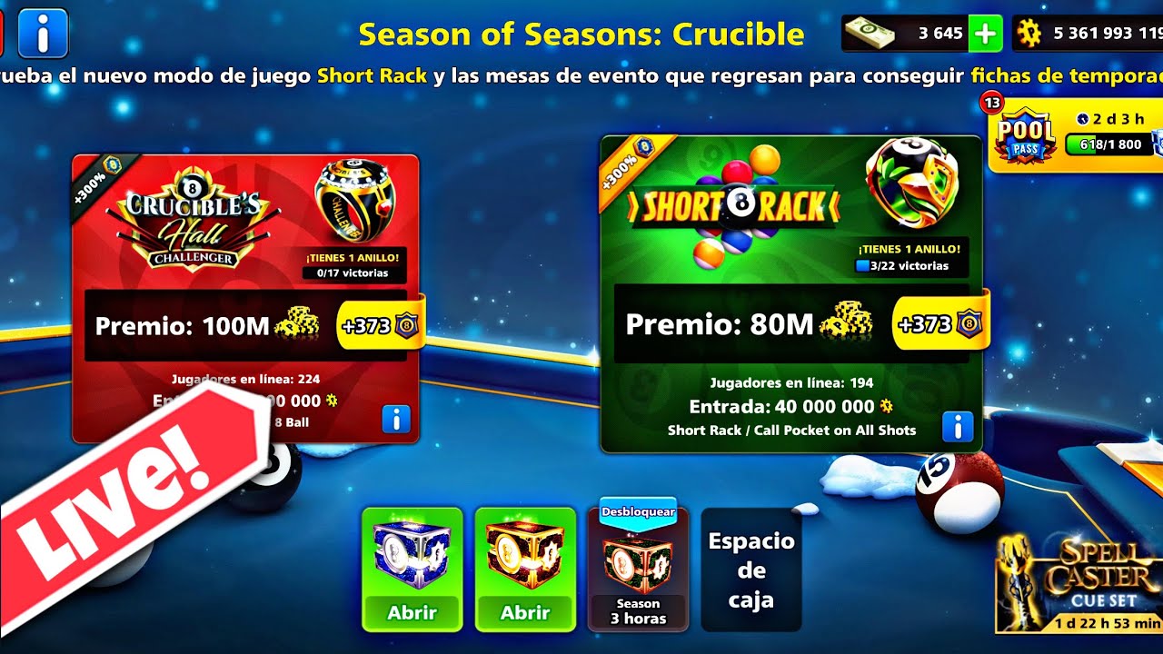 8 ball pool en vivo Mesa del Evento  #live #livestream #8bp #8ballpool #ball #pool