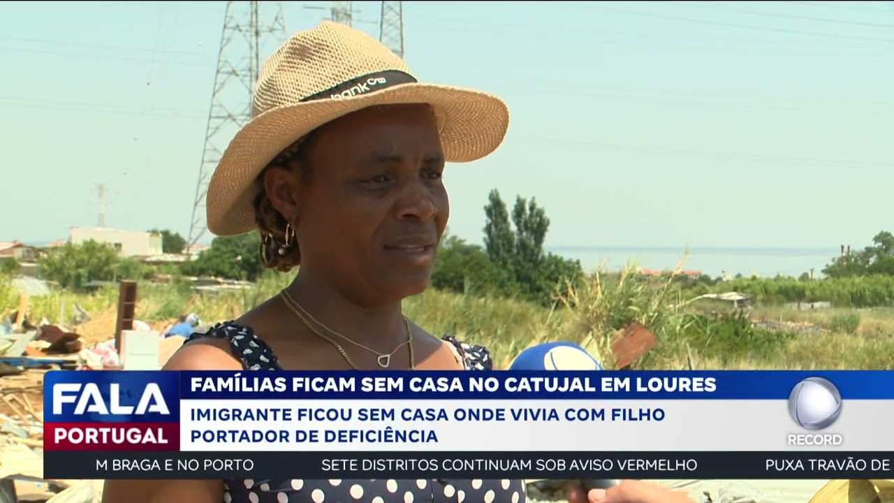 Fam&iacute;lias ficam sem casa no Catujal em Loures