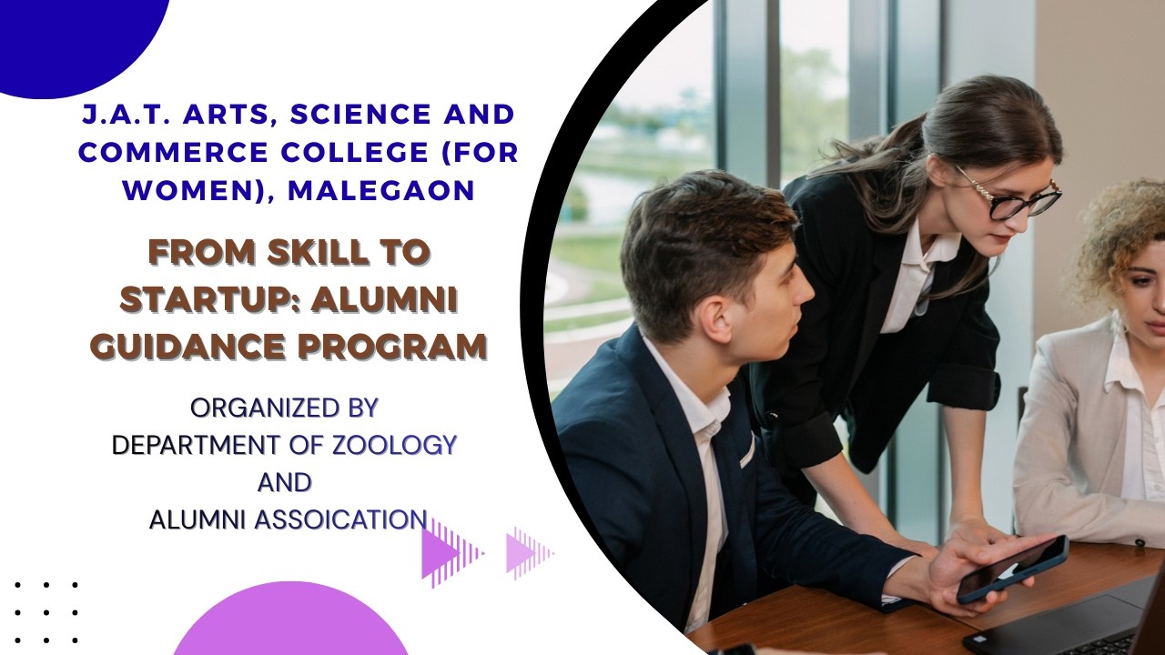FROM SKILL TO STARTUP: ALUMNI TALK ON ENTREPRENEURSHIP & CAREER GUIDANCE BY DEPARTMENT OF ZOOLOGY