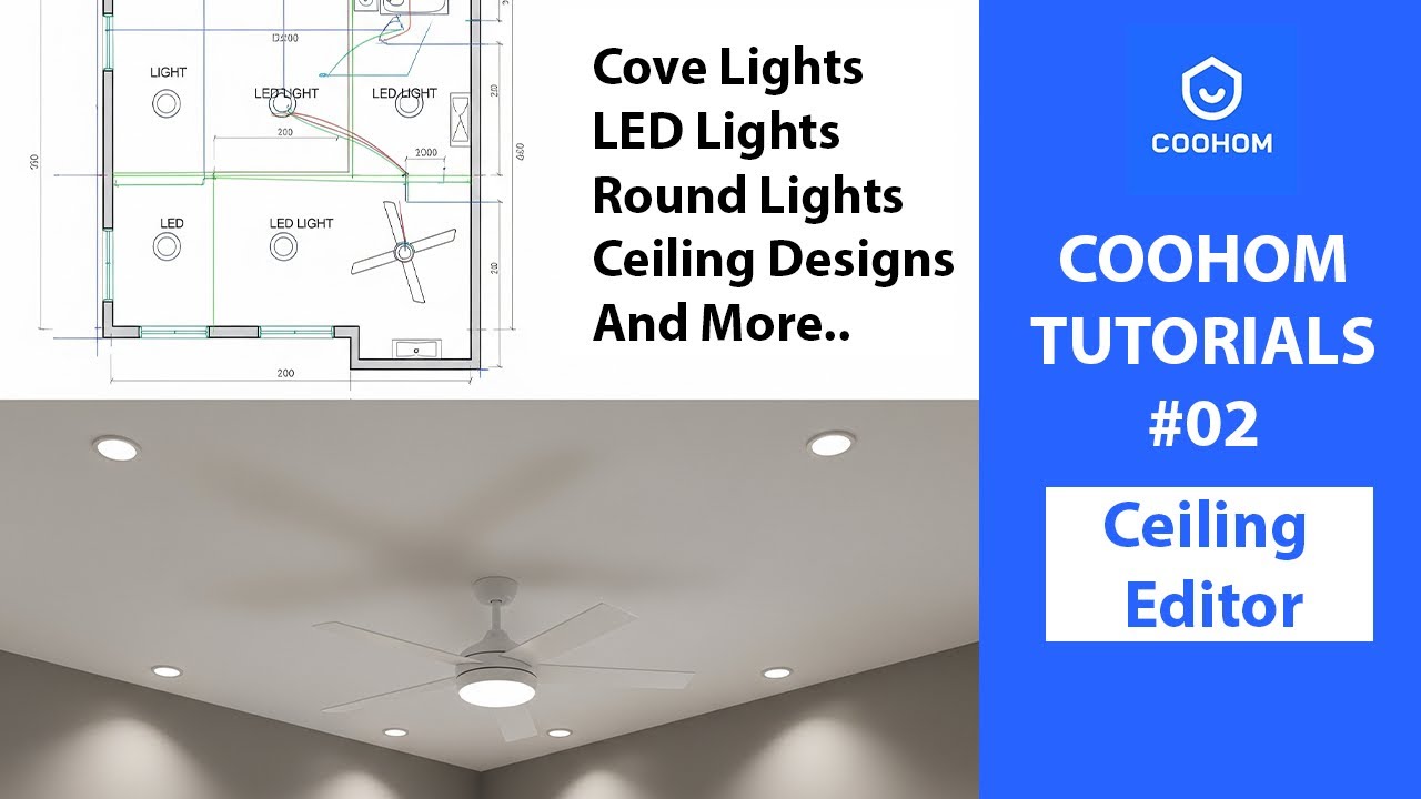 Coohom Tutorial #02 - Ceiling Design Made Easy!