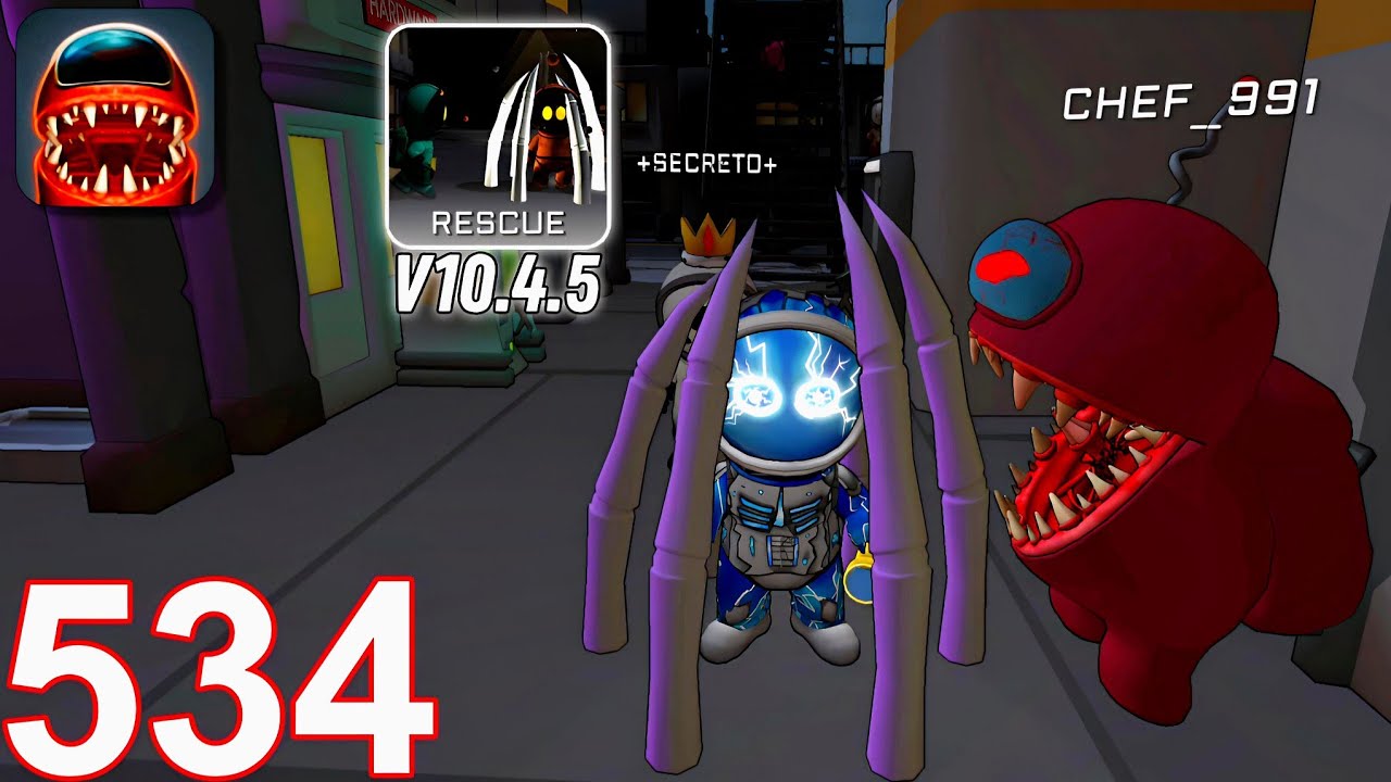 Imposter 3D Online Horror - Gameplay Walkthrough Part 534 - Rescue Mode 10.4.5 (iOS,Android)