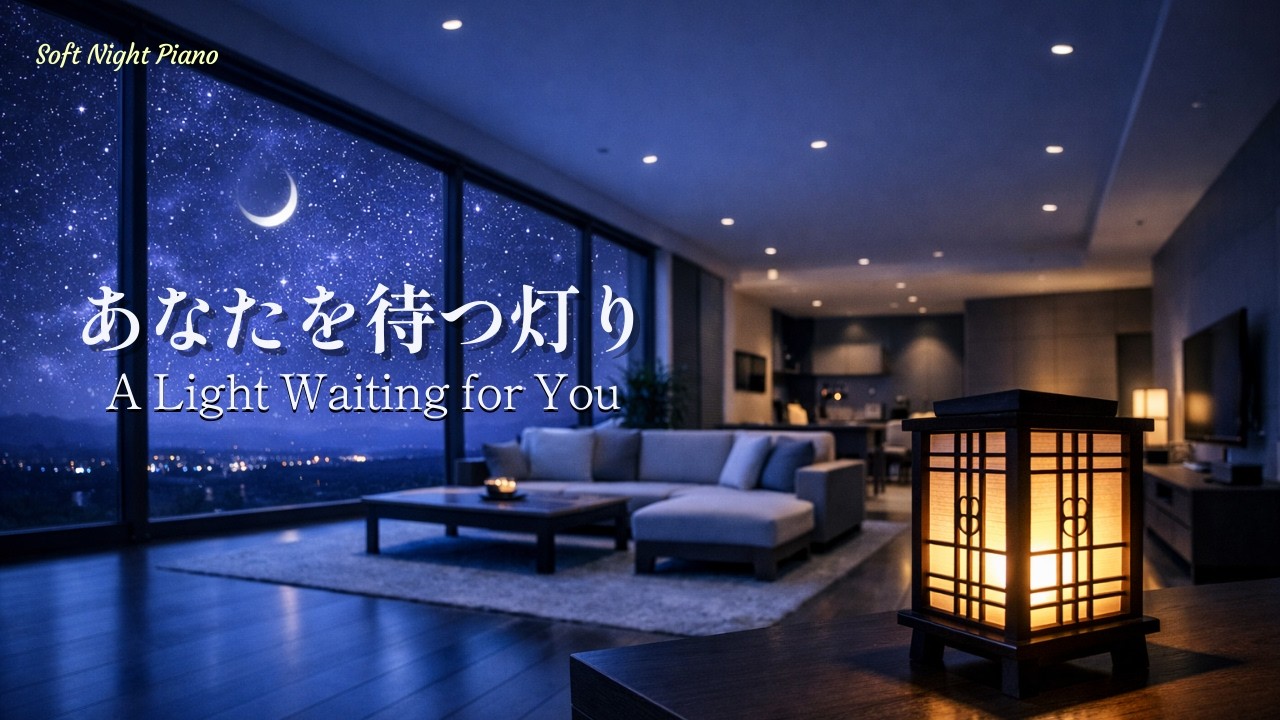 Quiet Night Piano | あなたを待つ灯り | A Light Waiting for You | 余白｜マインド｜無心｜静寂｜深夜BGM｜リラックス