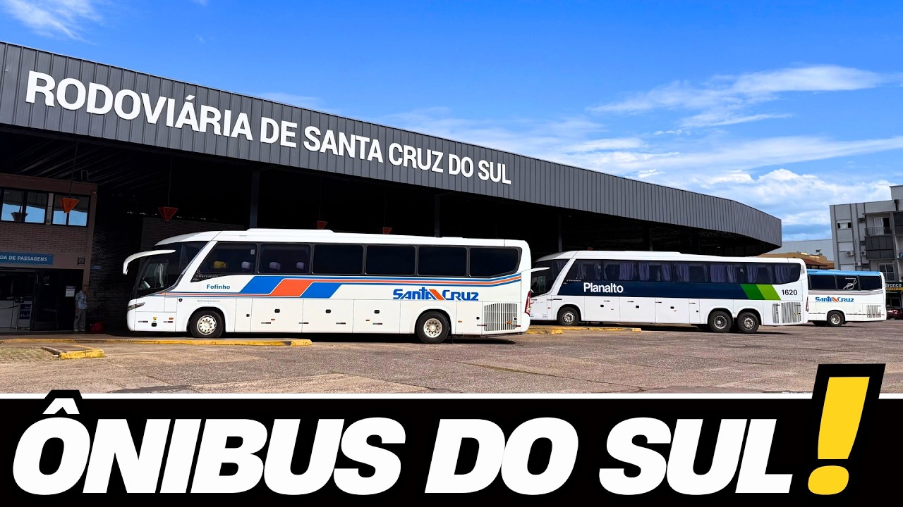 AS RARDADES APARECERAM NA RODOVIÁRIA DE SANTA CRUZ DO SUL | ÔNIBUS NO SUL DO BRASIL