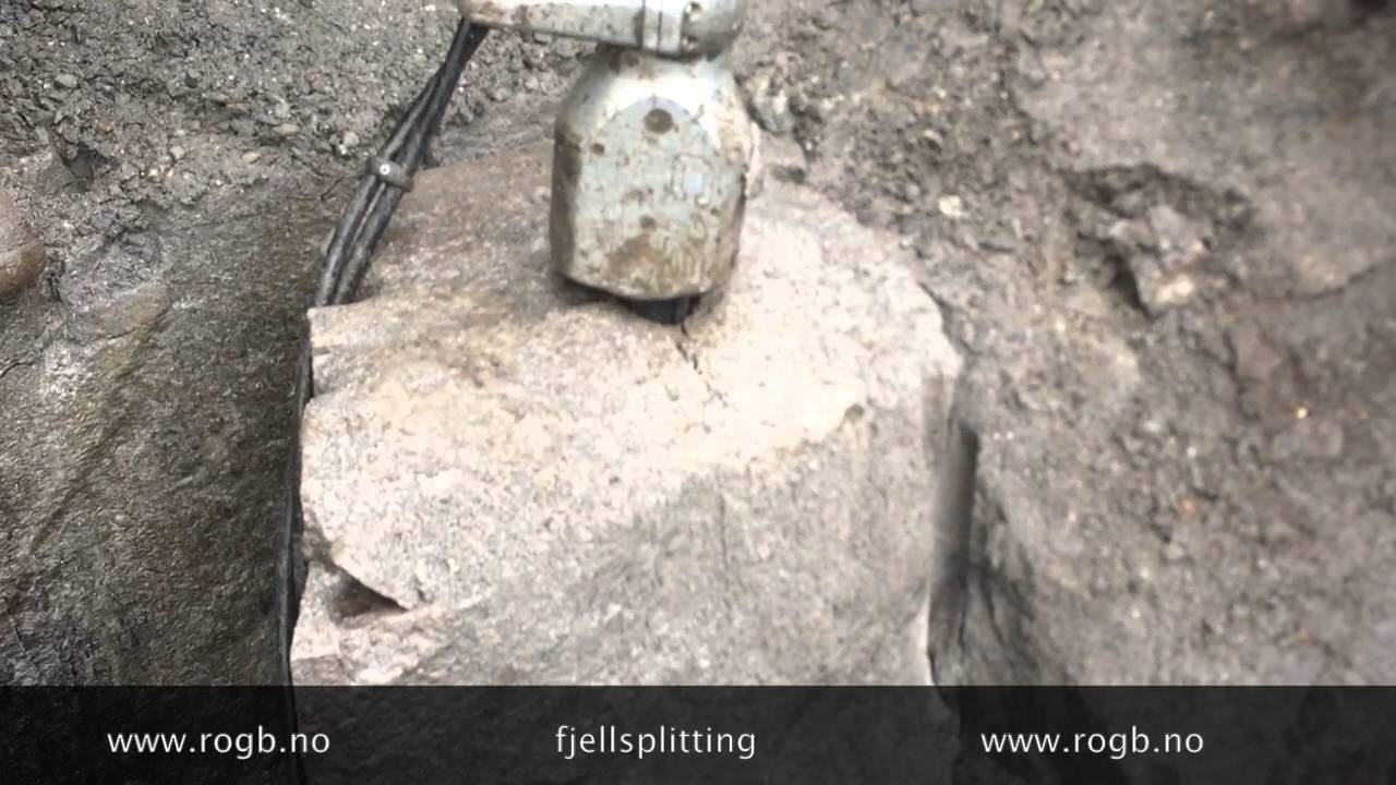 Fjellsplitting  -- T&aring;rn&aring;sen -- Fjerning av fjell    --     www.rogb.no
