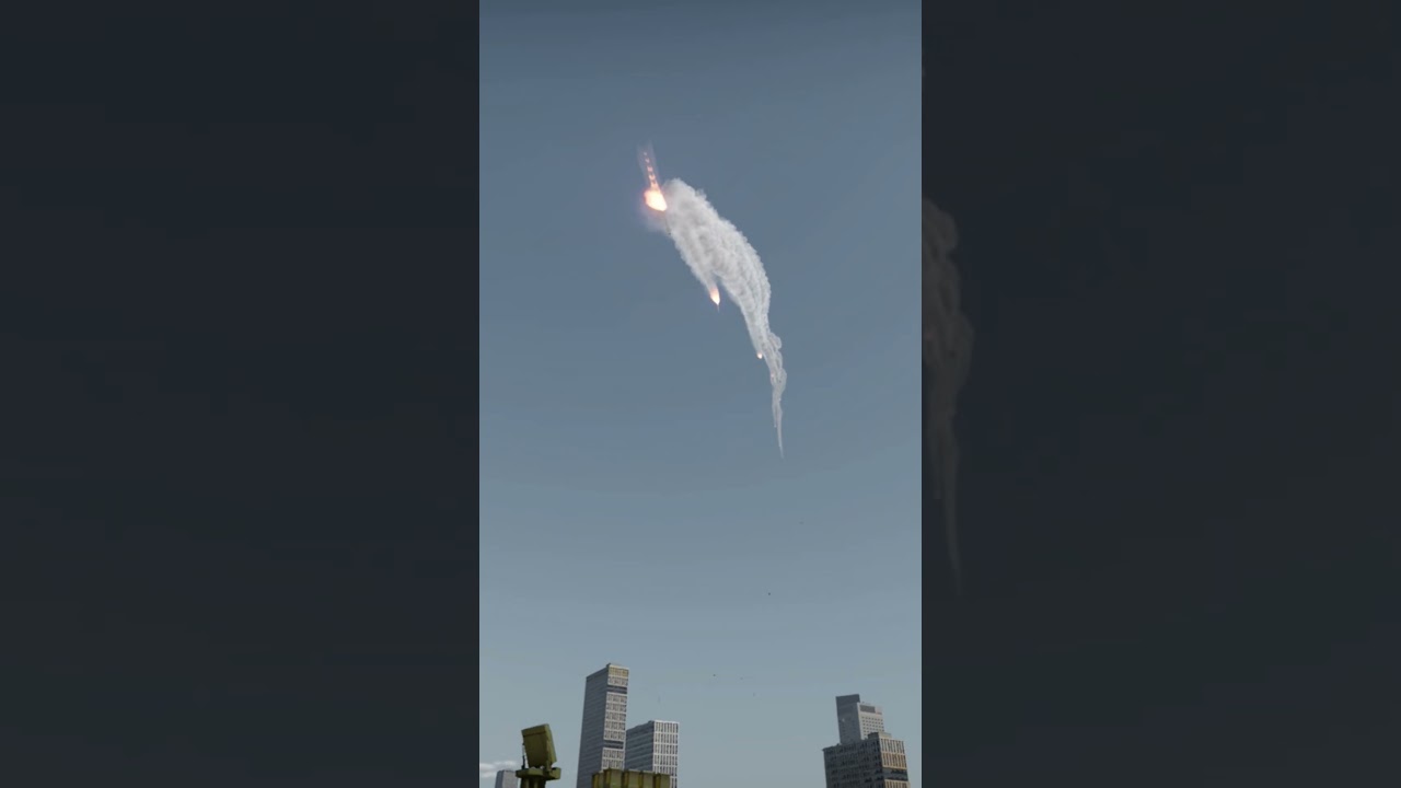 Hq-11 Air Defense System Tracks Incoming Fighter Jet