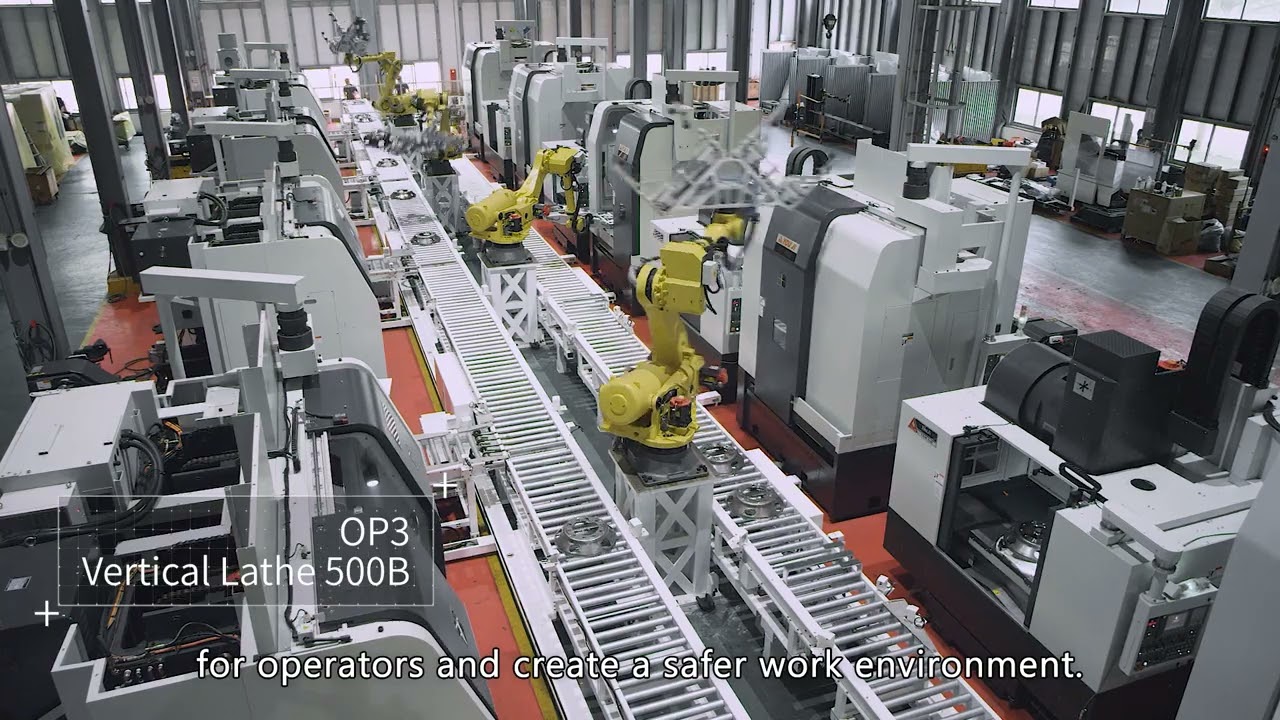 You Ji YV500B Fully Automated Truck Wheel Machining