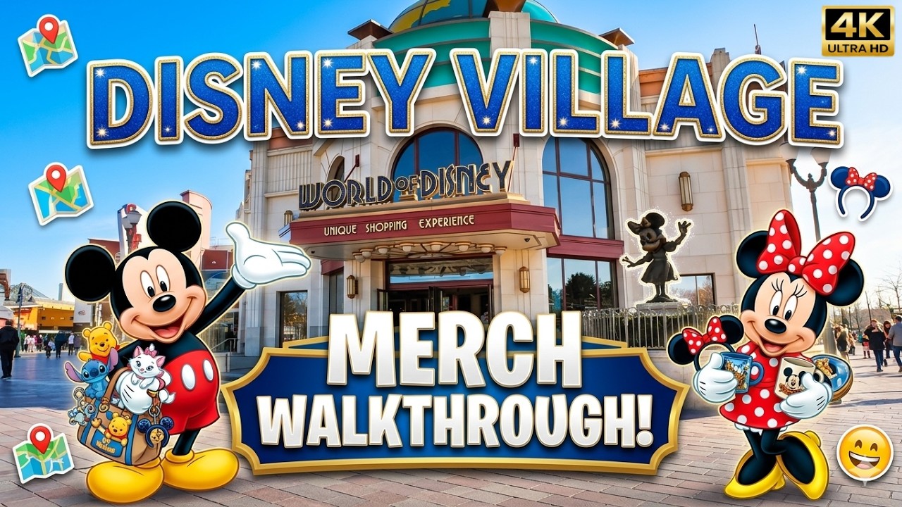 Disney Village and Merch  Disneyland Paris ( 2025 ) #disneyvillage #disneymerch