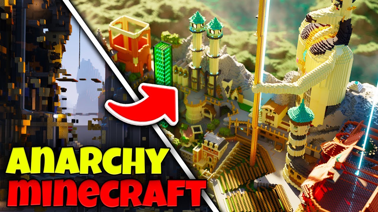 Minecraft Anarchy War - Griefing a Mega Base