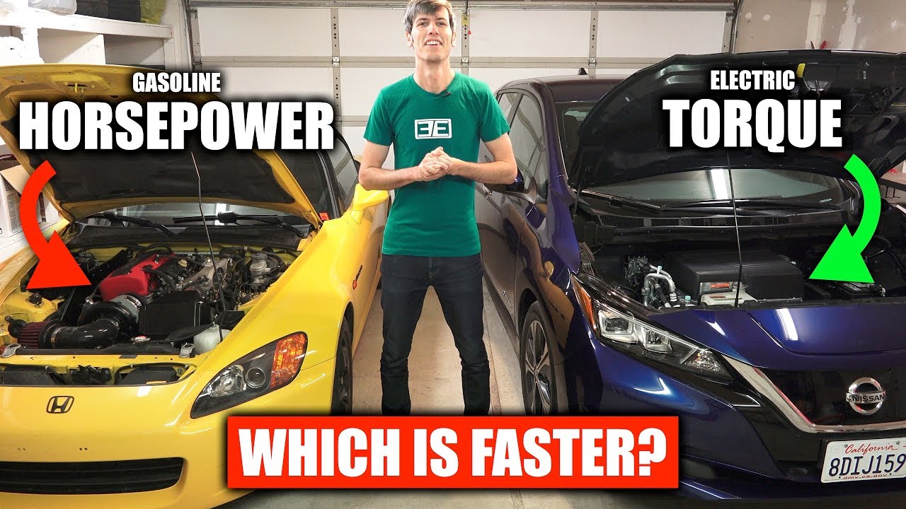 Horsepower vs Torque - Gasoline vs Electric Cars
