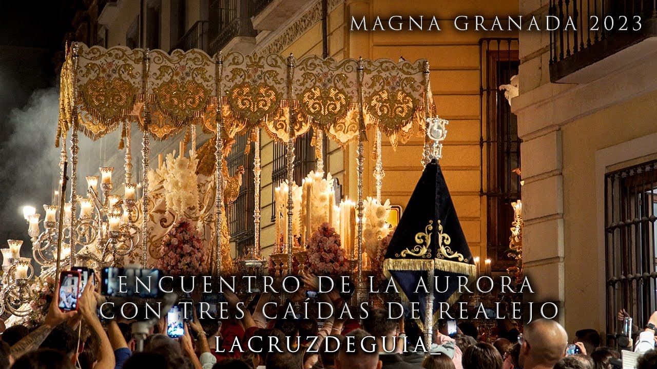 [4K] ENCUENTRO DE LA AURORA CON TRES CAÍDAS DE REALEJO - MAGNA DE GRANADA 2023