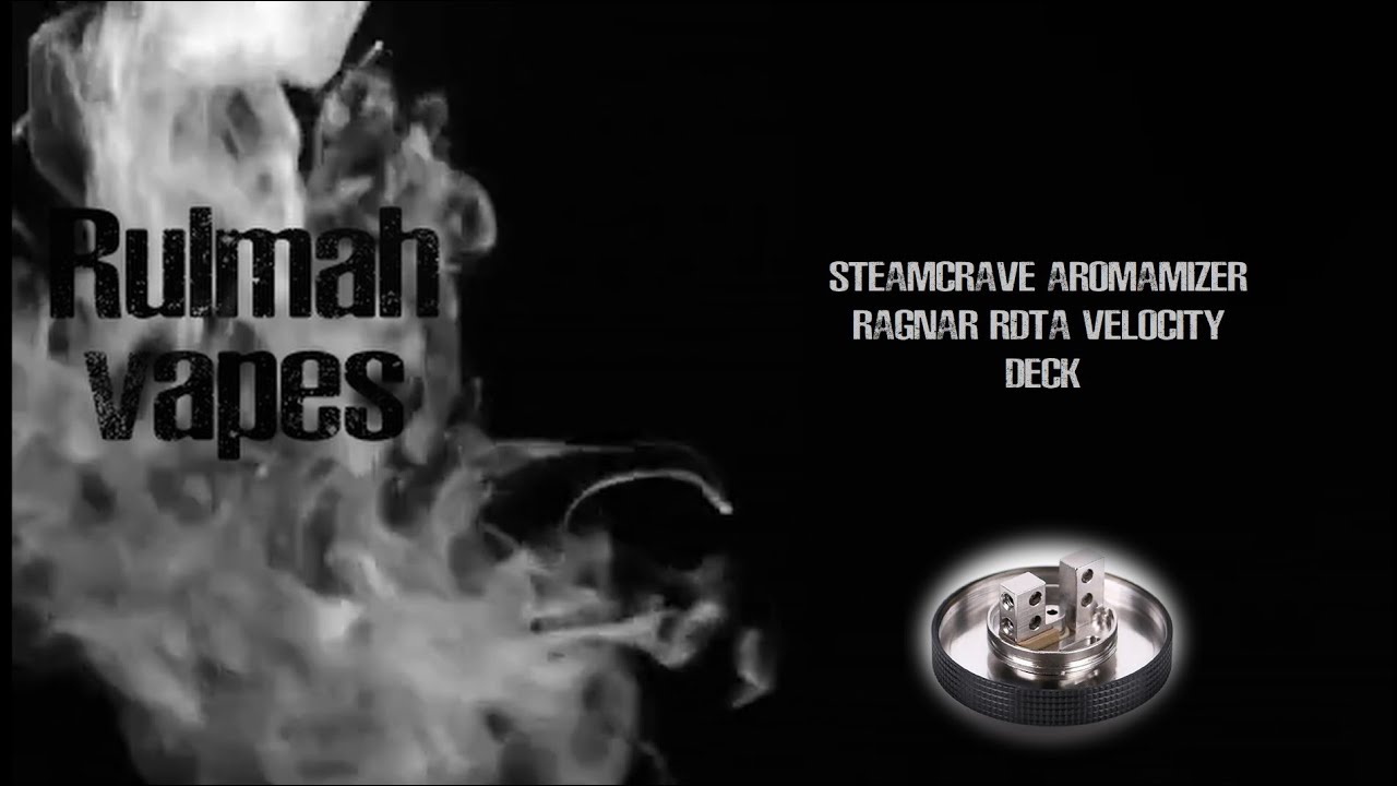 Steamcrave Aromamizer Ragnar RDTA Advanced Kit Velocity Deck build&wick