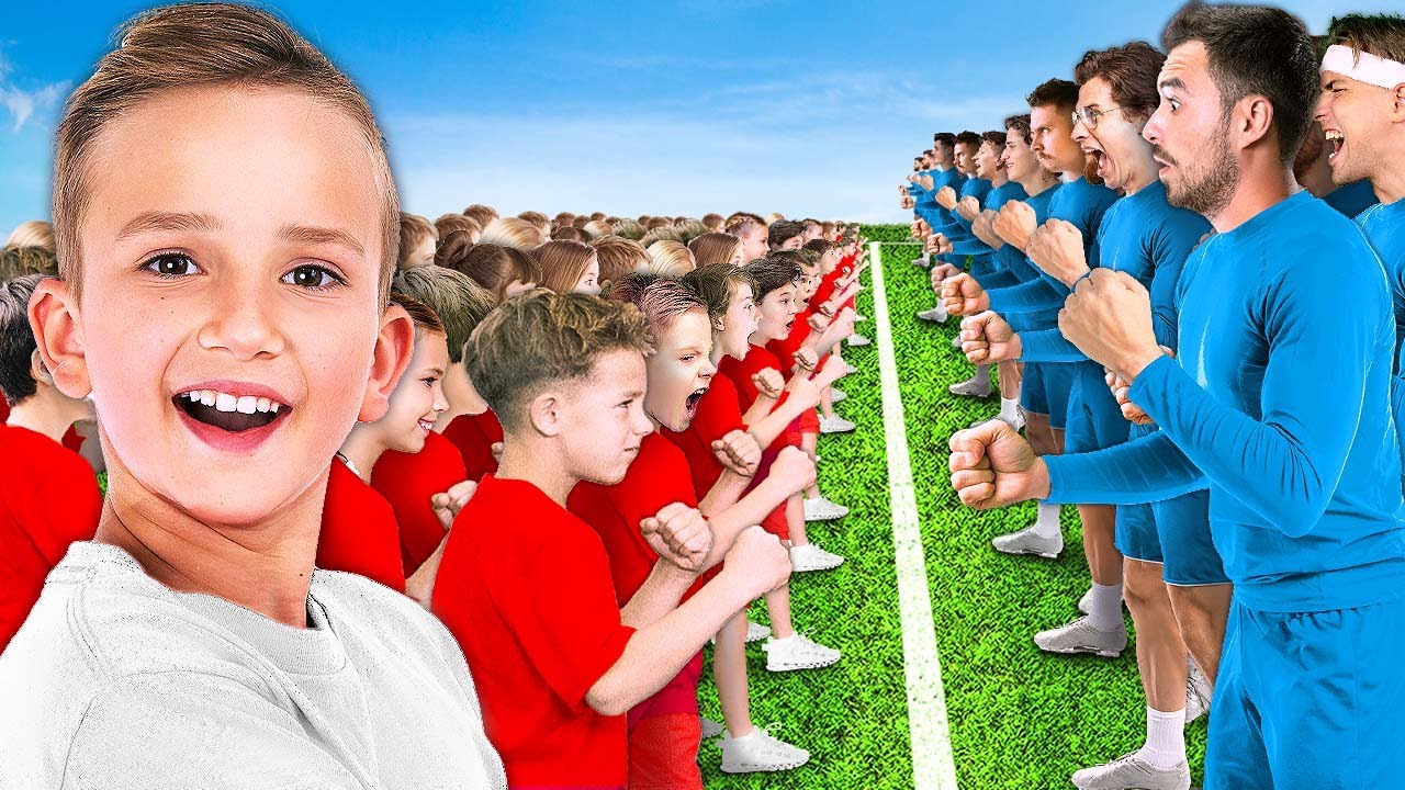 الأطفال مقابل الكبار تحدي القوة القصوى من فلاد!