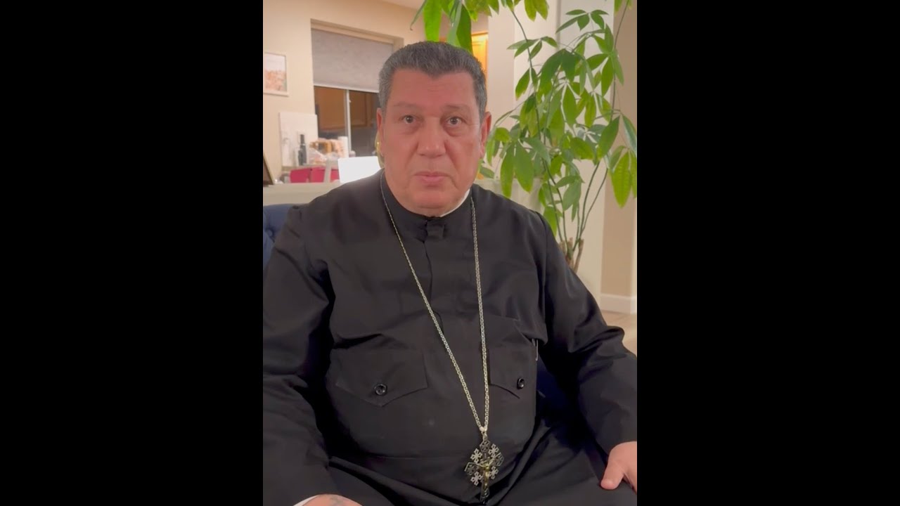 El Moalem Ibrahim Ayad’s farewell message to HE Metropolitan Serapion and the Diocese of LA.