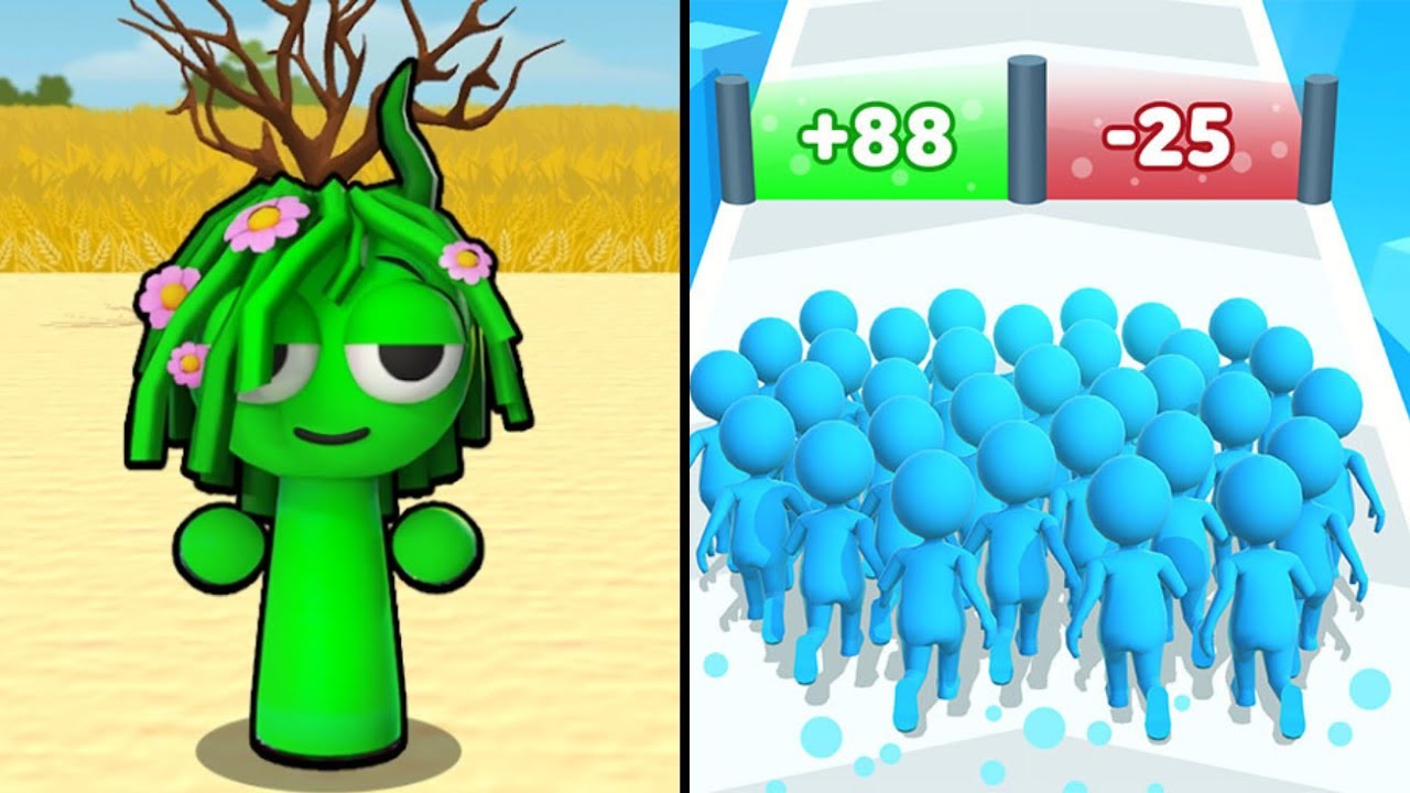 Spranky Survival vs Count Masters - MAX LEVEL Gameplay Walkthrough (Android,iOS)  NEW UPDATE