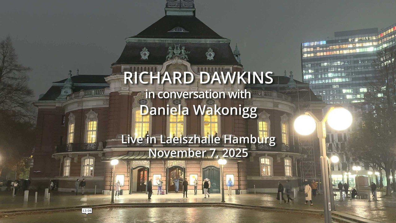 Richard Dawkins in Hamburg, 7. November 2025