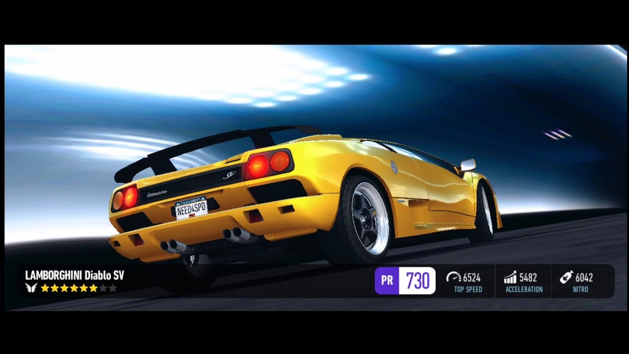 Devil's Run  Day 7 Street Legend | 1995 Lamborghini Diablo SV | NFS No Limits