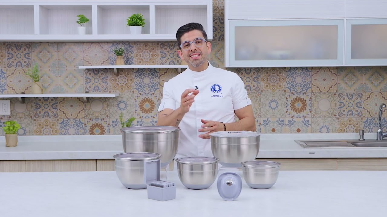 Chef Omar presenta Royal Prestige® Mixing Bowls