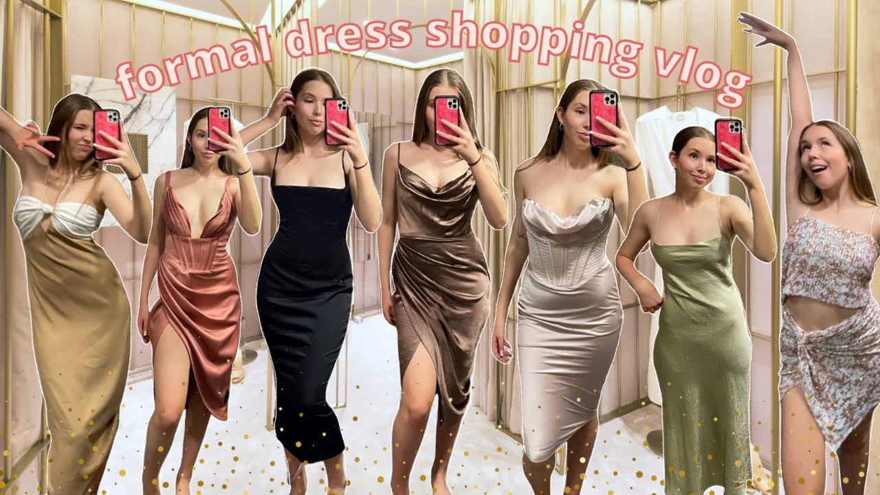 Formal dress shopping vlog Australia 2022! Year 10/Year 11 // Bgrace