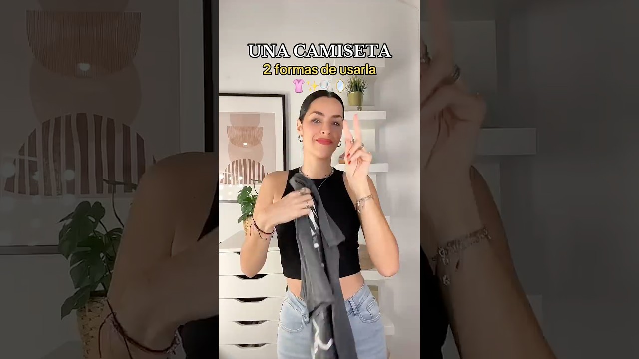 1 CAMISA 2 FORMAS de USARLAS 👚🤯👗(Tips y Trucos parte 2) #trucos #tips #ropa #modafeminina