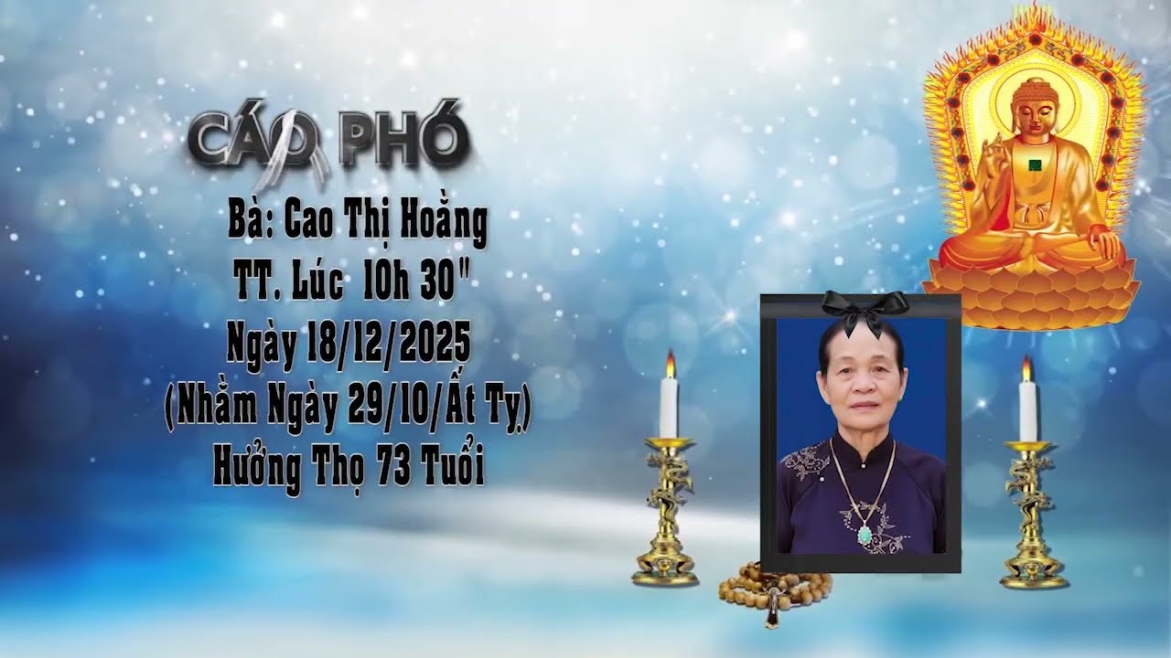 Lễ Tang Bà Cao Thị Hoằng mới sua lai