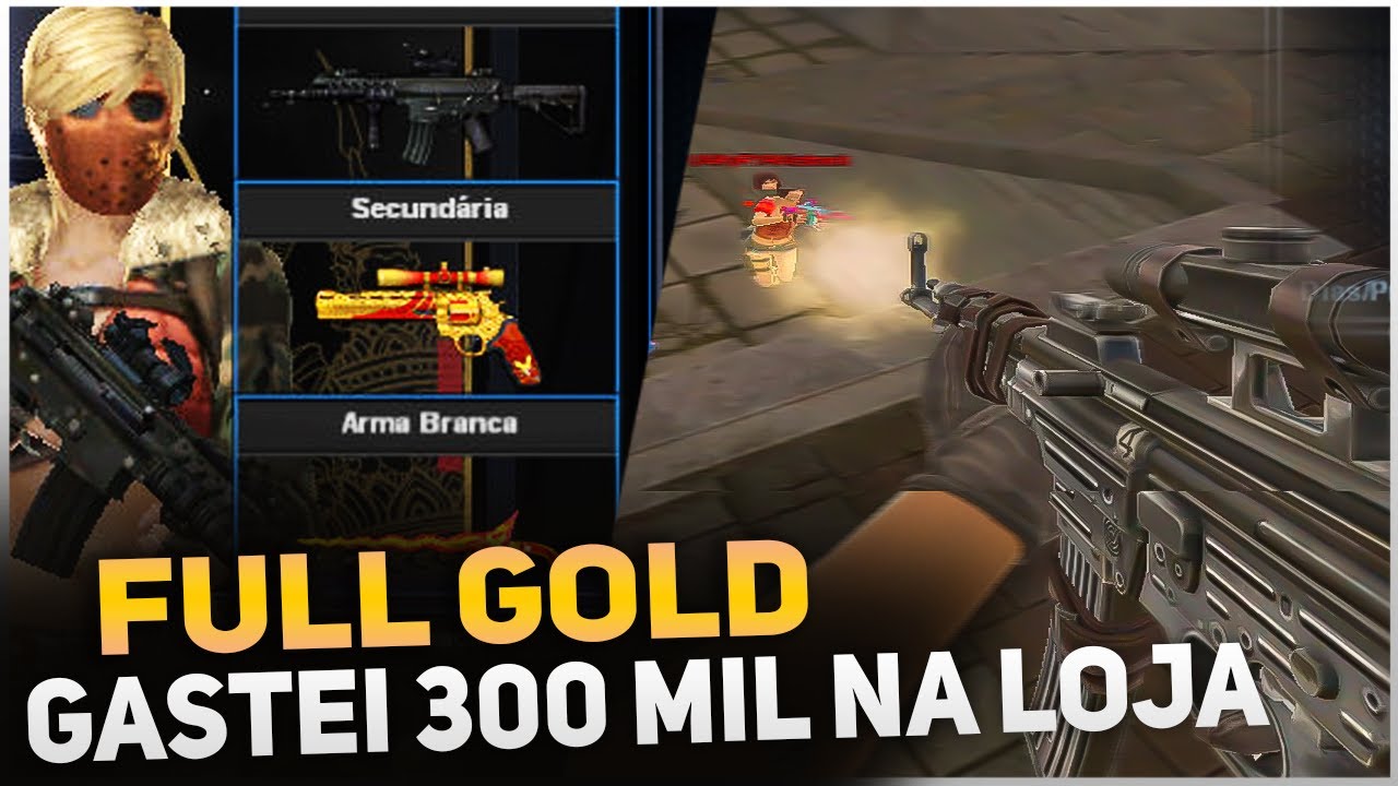 JOGUEI na CONTA COM 5 MILHÕES DE GOLD! ITEM DE CASH COM GOLD!
