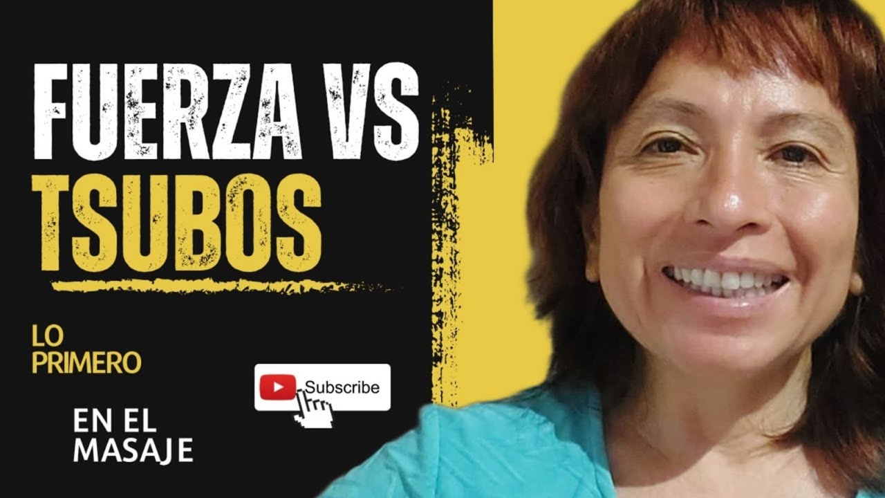 Niveles de presión vs tsubos en el Masaje