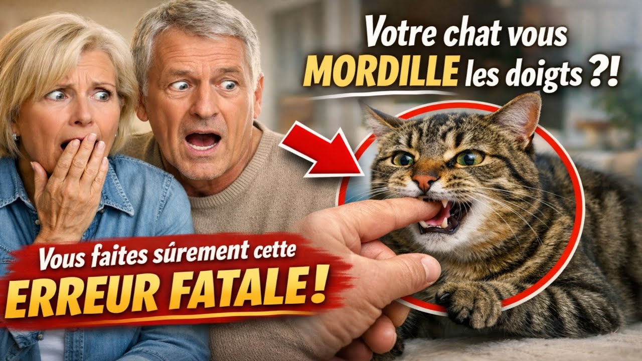 Votre chat vous MORDILLE les doigts ? Vous faites sûrement cette ERREUR FATALE ! 🙀