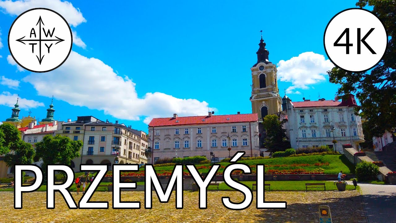 PRZEMYŚL [4🅺60 Virtual Walking Tour]