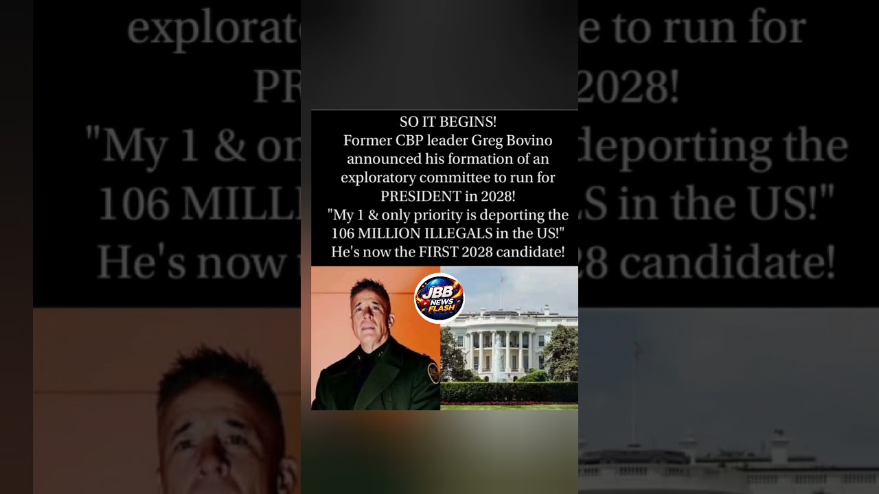 First 2028 candidate drops a hardline deportation pledge 🚨🛂#2028Election  #GregBovino #Short
