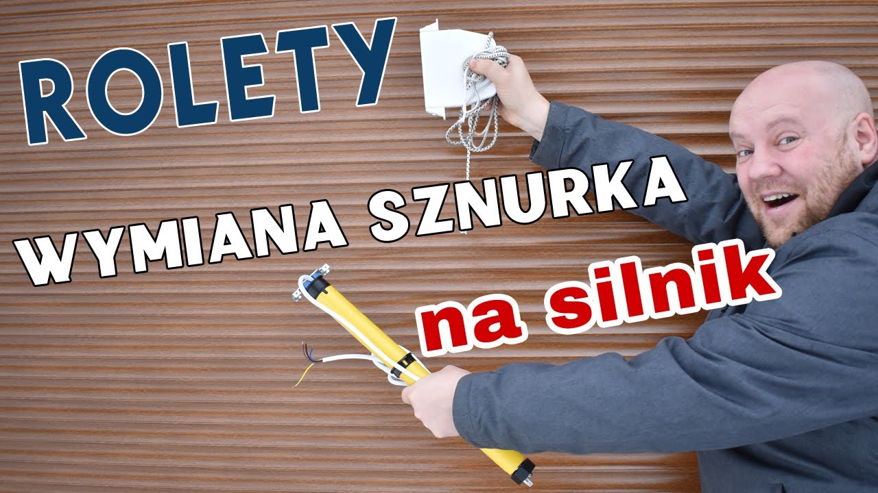 Jak w roletach zewnętrznych wymienić sznurek na silnik ?
