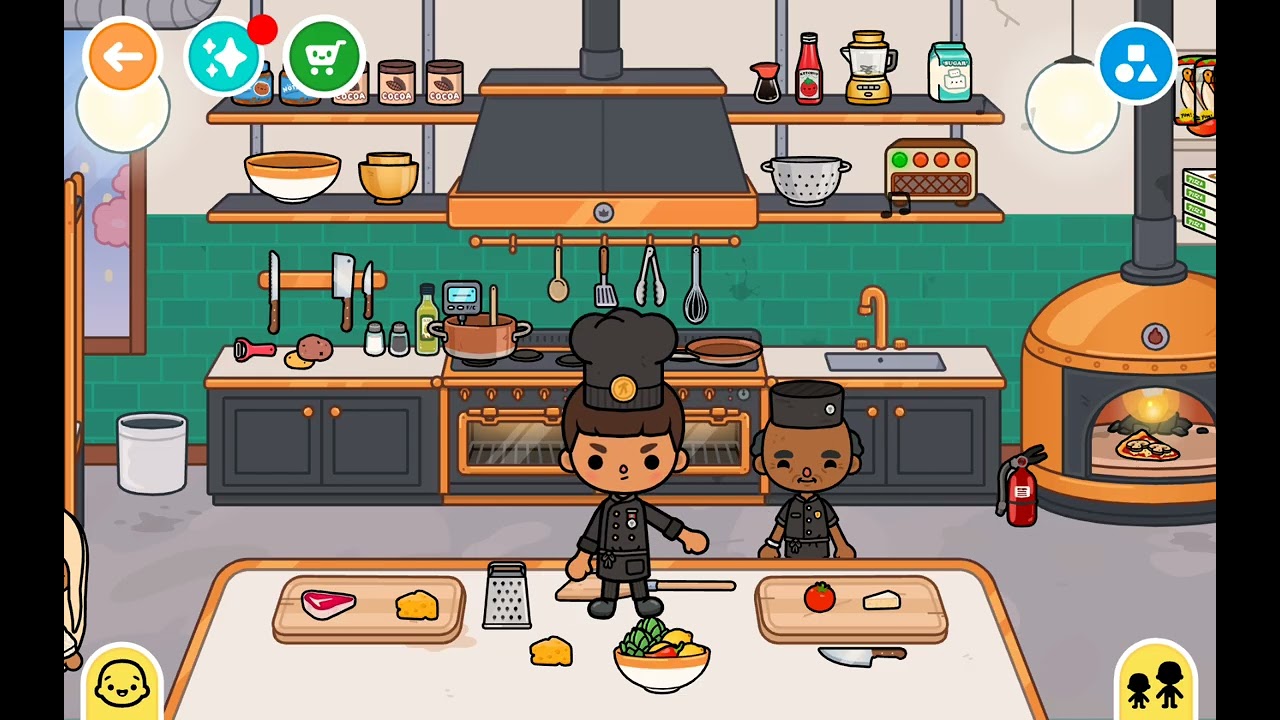 Femke gaat in het restaurant werken en ze moet een gerecht maken voor een speciale gast😱🍝🥘🍲🍣🥗