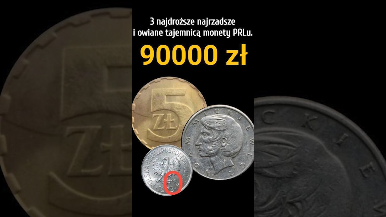 3 Najdroższe Najrzadsze monety PRL-u owiane tajemnicą, 10 groszy 1973 5 złotych 1978 10 złotych 1977