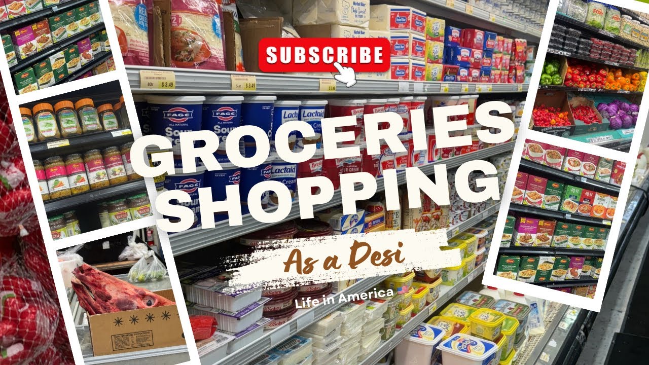 Grocery shopping 🛍️ in America 🇺🇸, lifestyle and food expenses in NewYork 🗽, meat 🥩 prices 🤑
