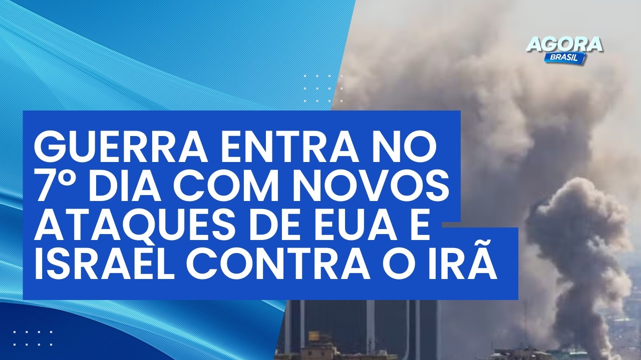 Guerra entra no 7º dia com novos ataques de EUA e Israel contra o Irã | Agora Brasil