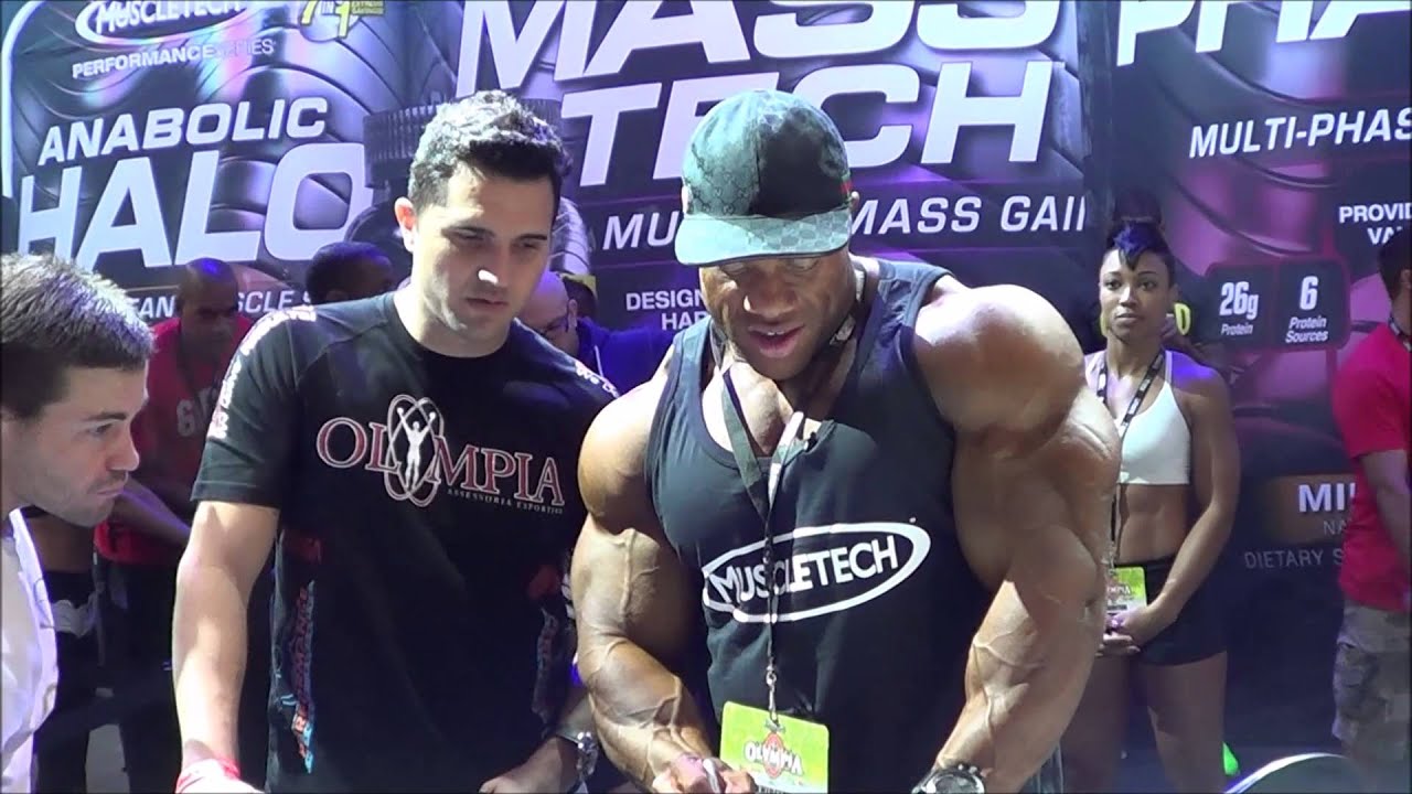 Phil Heath at the Olympia Expo in Vegas