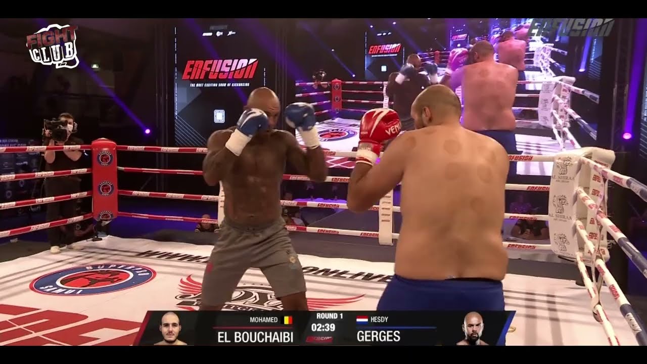Hesdy Gerges vs Mohamed El Bouchaibi Ağır Sıklet Kickboks Ma&ccedil;ı I Bilgehan Demir Anlatımlı