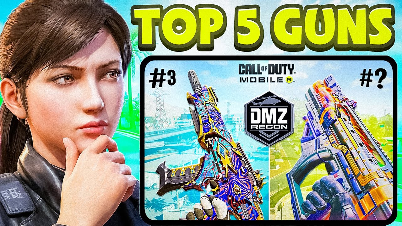 TOP 5 BEST GUNS IN COD MOBILE DMZ RECON