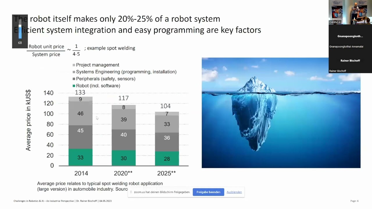 Challenges in Robotics & AI - An Industrial Perspective by Dr Rainer Bischoff