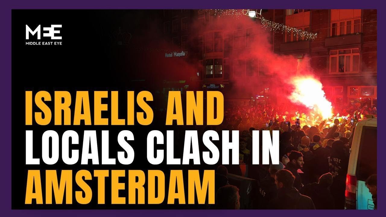 Israeli hooligans provoke clashes in Amsterdam after chanting anti-Palestinian slogans
