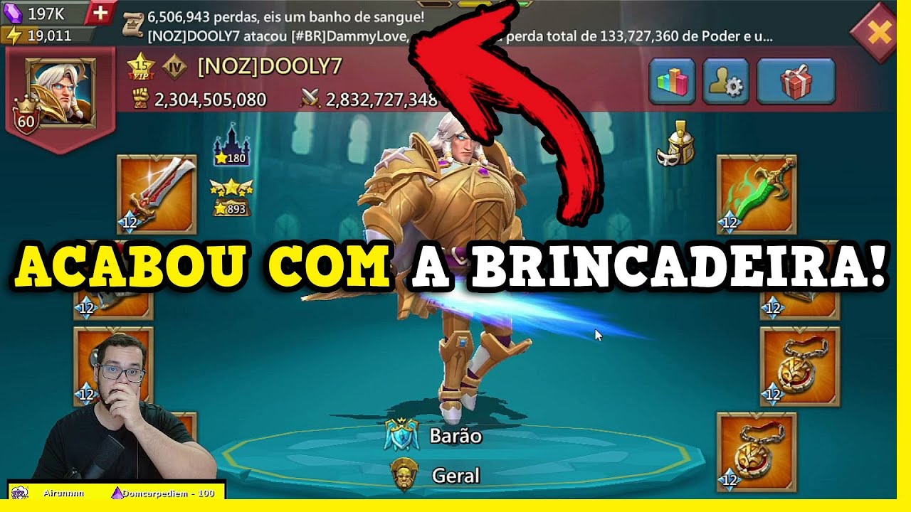 A IGG CRIOU UM MONSTRO! Lords Mobile