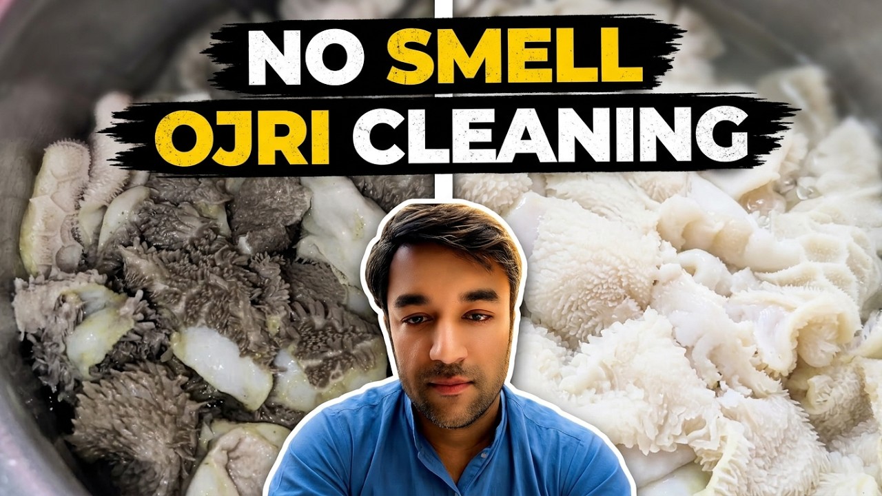 How To Clean And Cook Ojri | No Smell | اوجڑی صاف کرنے اور بنانے کا طریقہ | Boti Recipe Razish vlogs