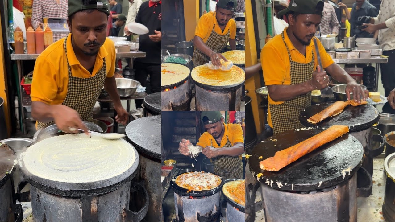 Ghotala Sigdi Dosa Of Surat Making From Scratch at Extreme Level | Indian Street Food