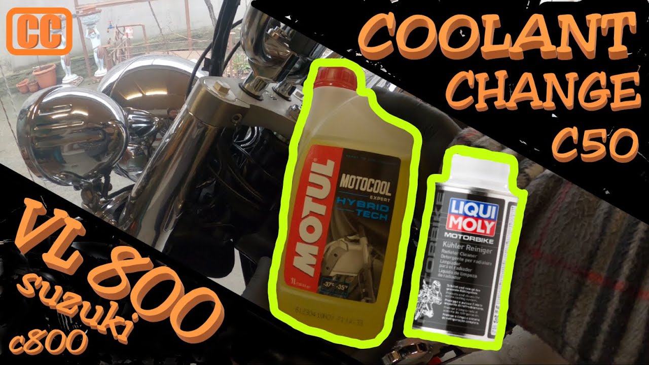 Cum schimbi lichidul de racire al motocicletei Suzuki boulevard c50 / intruder c800 / vl800