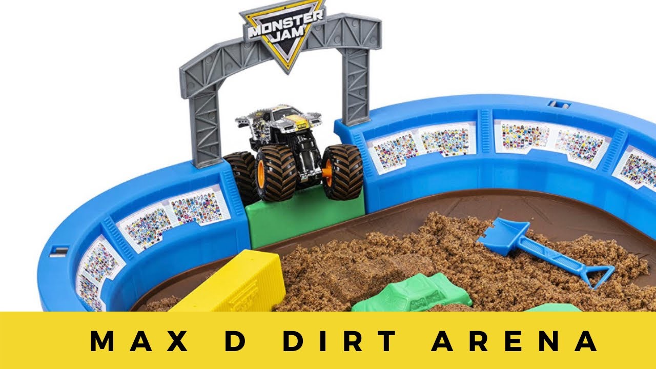 Max D Monster Dirt Arena Set #monsterjamtoys #monsterjam #toyreview