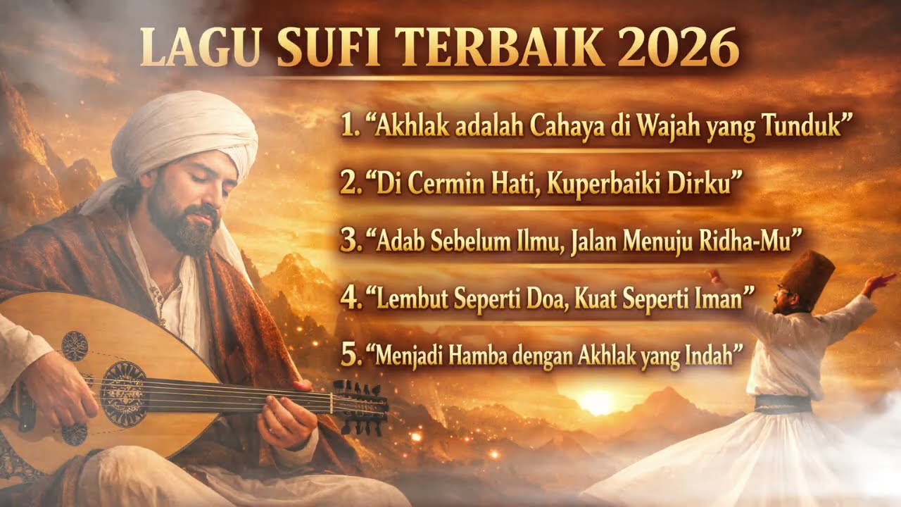 LAGU SUFI TERBAIK 2026 || ADAB SEBELUM ILMU, JALAN MENUJU RIDHA-NYA - MENJADI HAMBA DENGAN AKHLAK